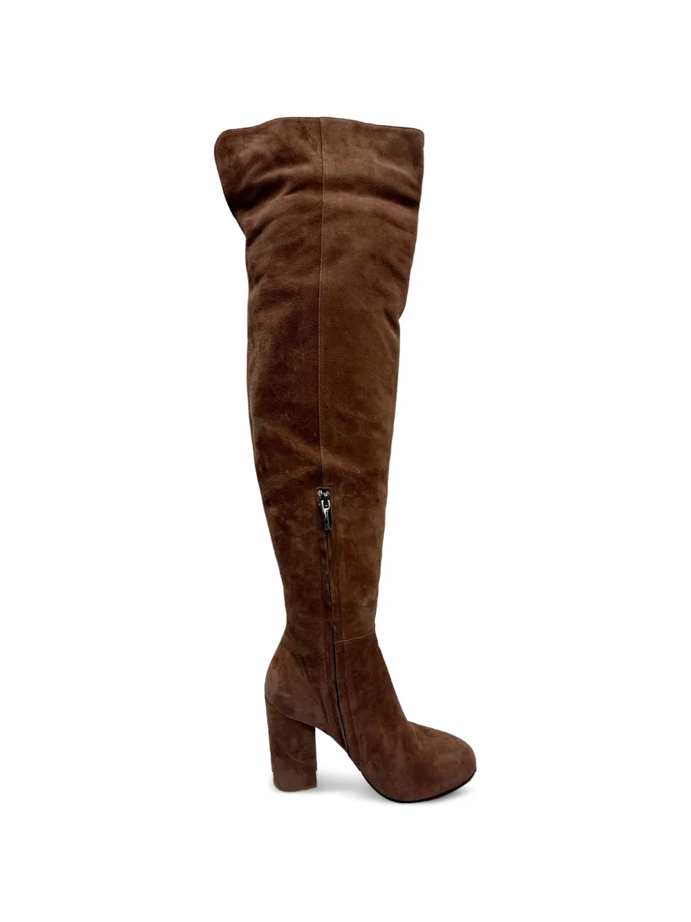 Gianvito Rossi block-heel knee-high boots - Braun