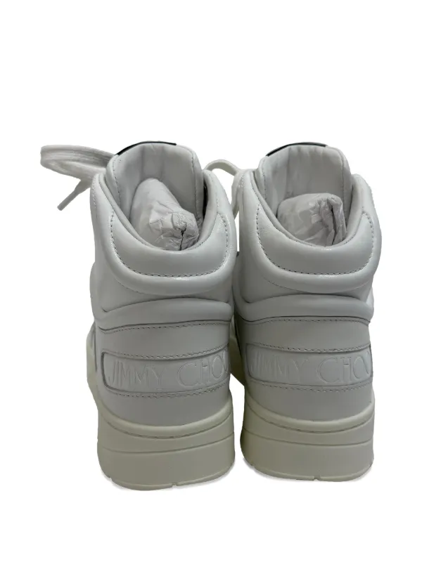 Jimmy Choo Pre-Owned Hawaii High-Top Sneakers | White | FARFETCH