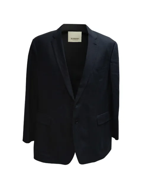 Burberry Pre-Owned Single-breasted pocket blazer
