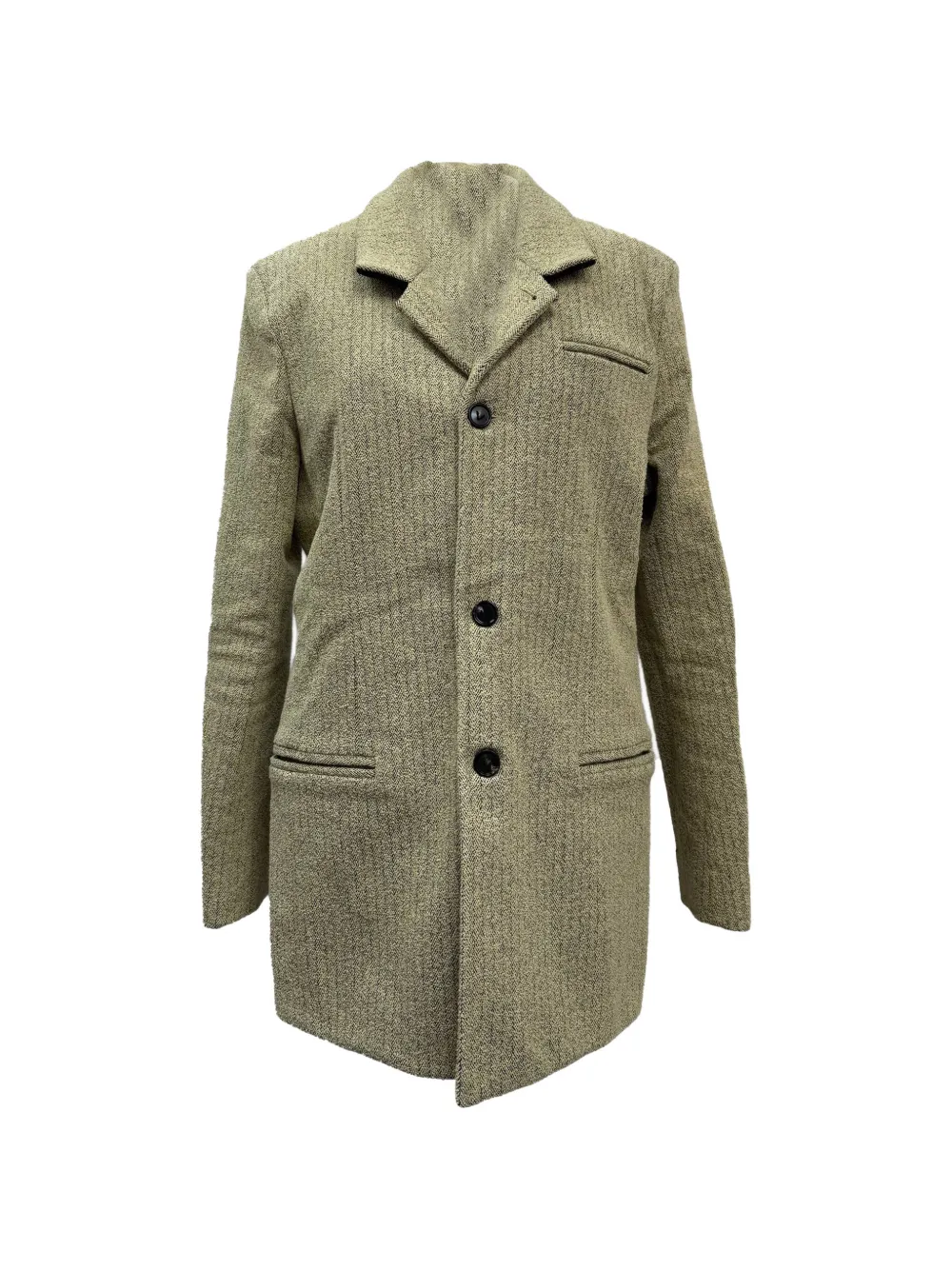 Bottega Veneta Pre-Owned Single-breasted herringbone blazer - Toni neutri