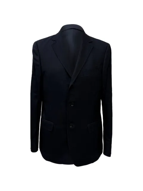 Ermenegildo Zegna Vintage Single-breasted stitch-detailed blazer