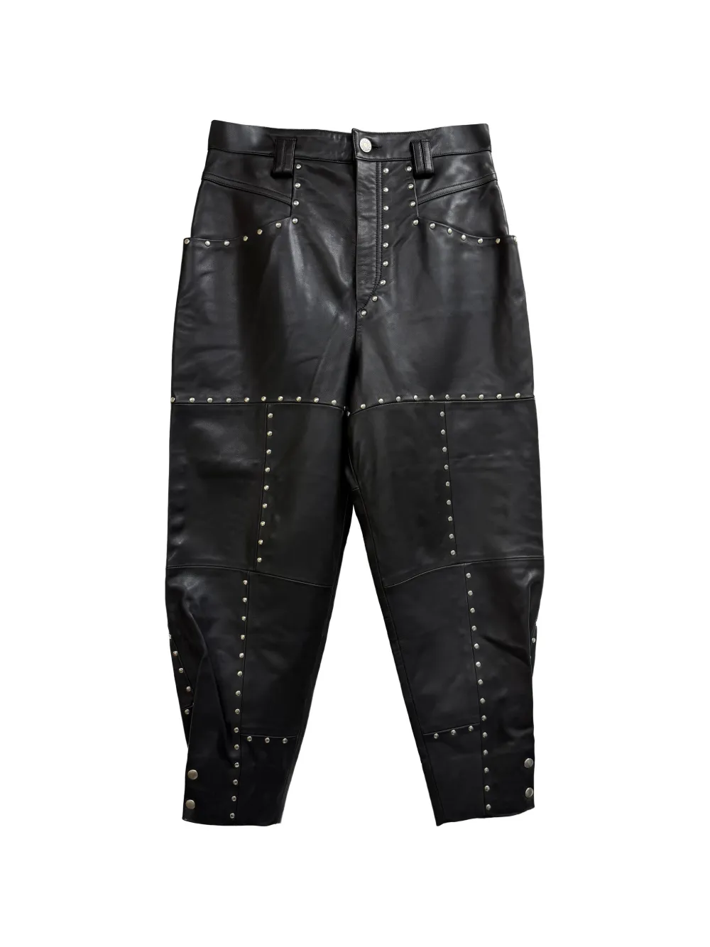 Isabel Marant Vintage Viamao studded trousers - Nero