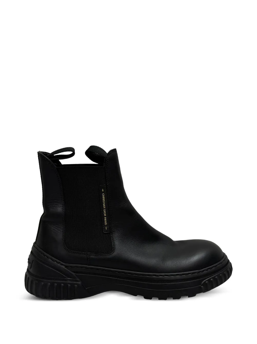Christian Dior Pre-Owned D-Racer leather ankle boots - Black