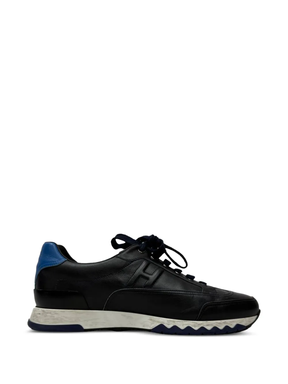 Hermès Pre-Owned Trail lace-up sneakers - Black