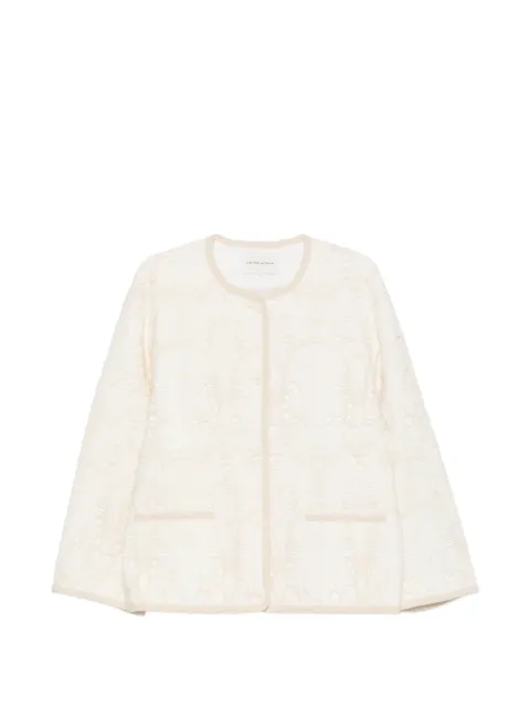 VIKTORIA CHAN lace-embroidered jacket