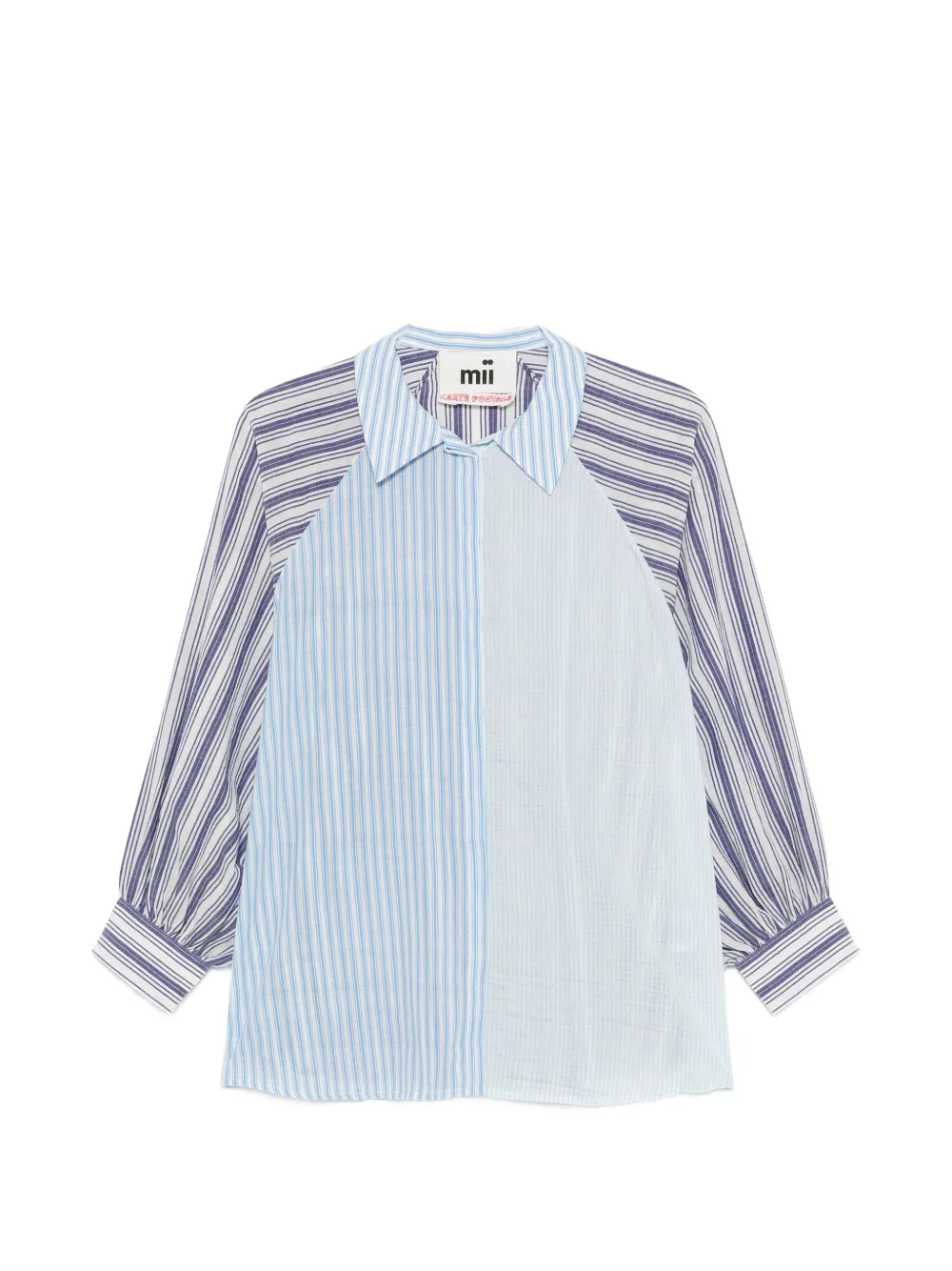 mii Lulu striped shirt - Blau