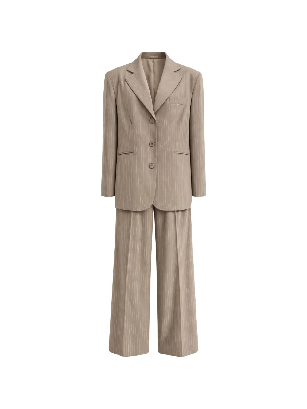 ROOM76 pinstripe-pattern pattern suit - Toni neutri