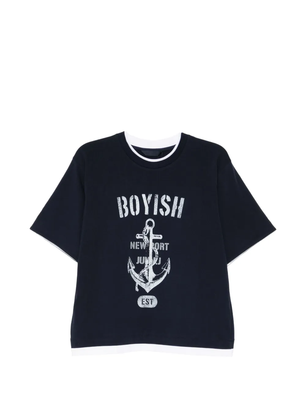 Juun.J Marine T-shirt - Blu