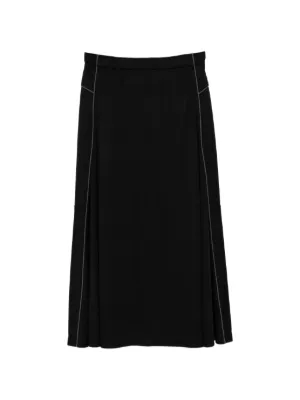 Junya Watanabe フレア ラップスカート | ブラック | FARFETCH JP