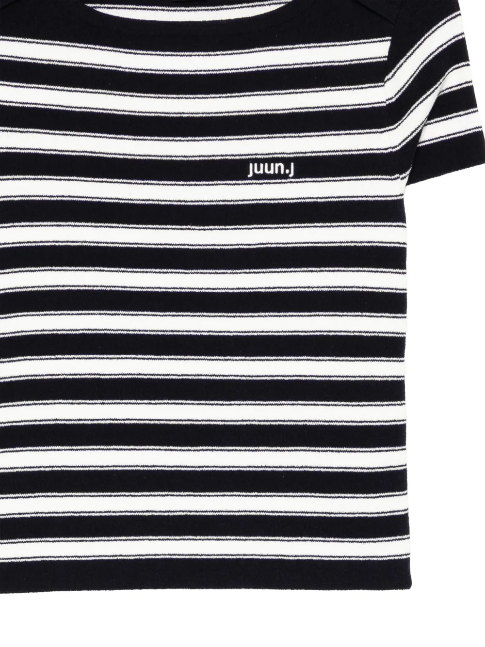 Juun.J Gestreept T-shirt Blauw