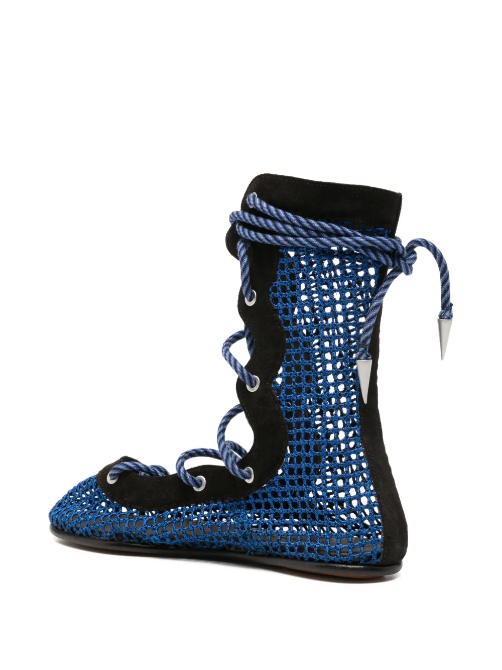 Kiko Kostadinov Veterlaarzen met mesh Blauw