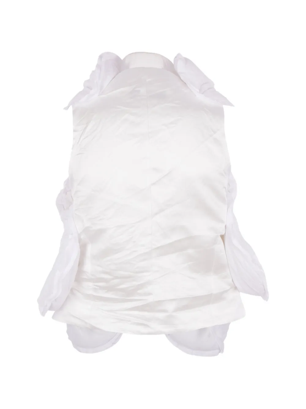 Comme Des Garçons Jack met ruches Wit