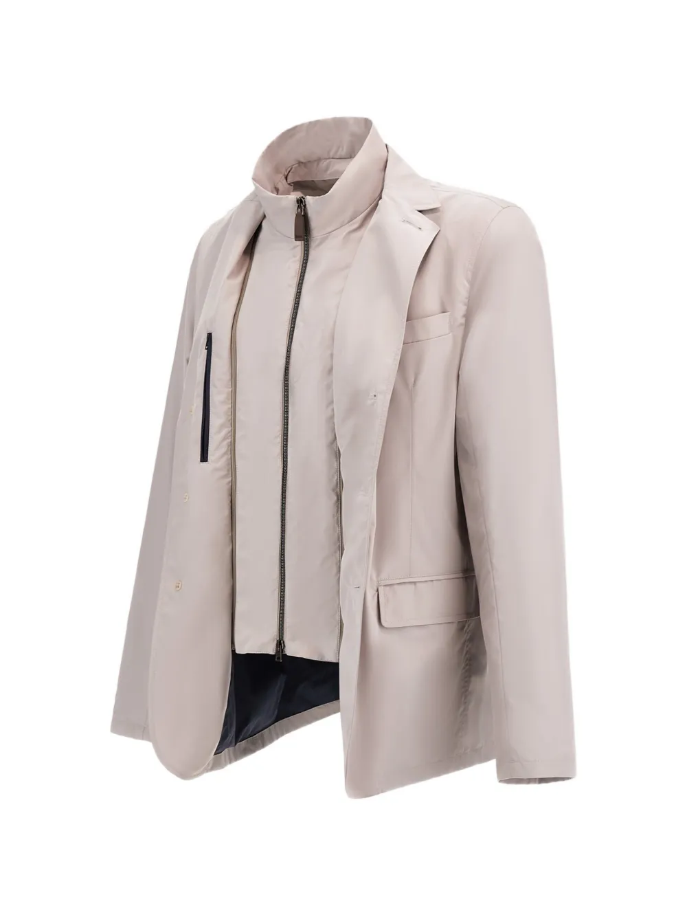 Herno Byron single-breasted blazer Grijs