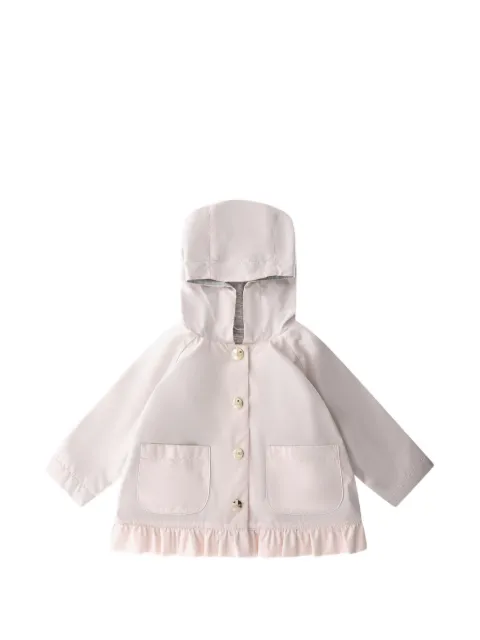 Herno Kids ruffled hooded cape