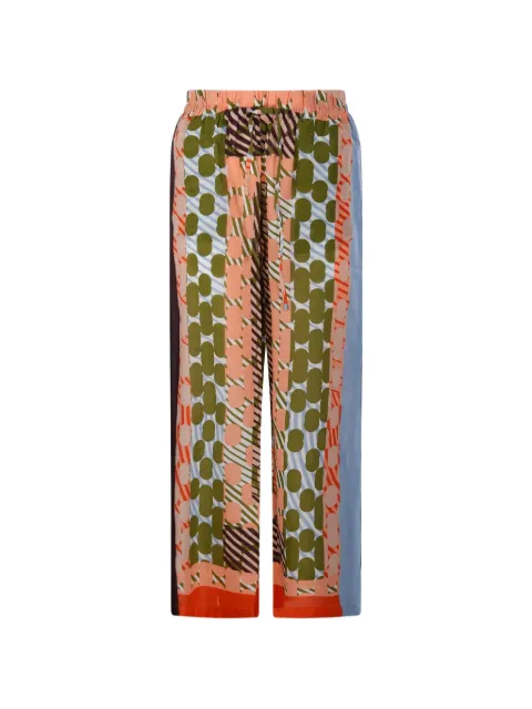 mapoésie Max Pollen abstract-print trousers
