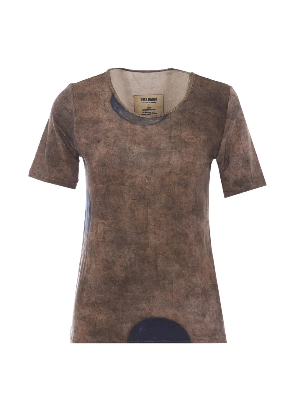 Uma Wang short-sleeve T-shirt - Marrone