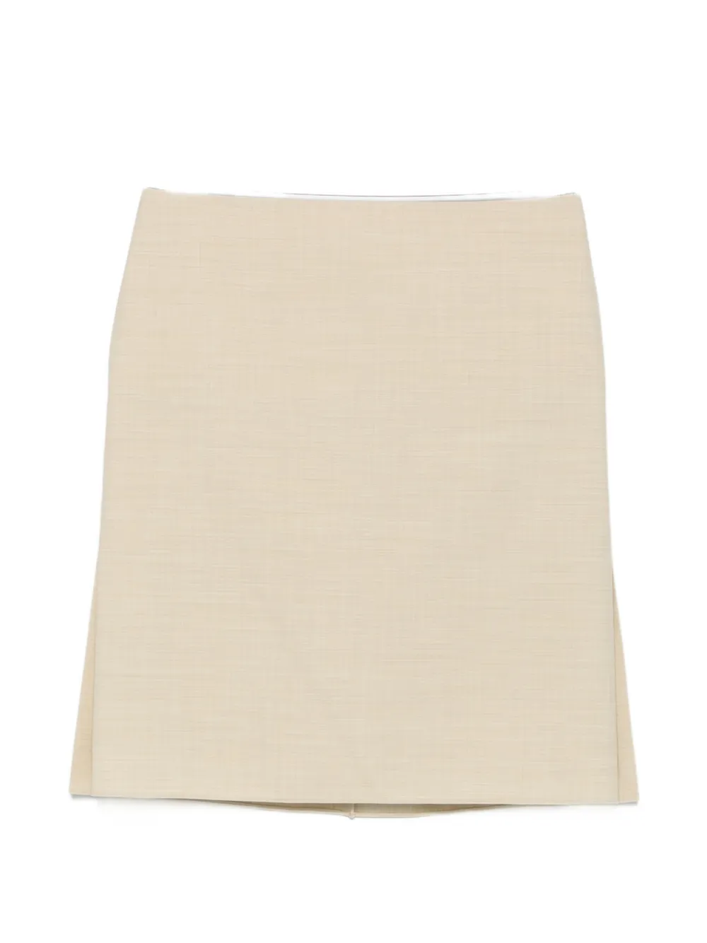 CALVIN KLEIN COLLECTION side-slit mini skirt - Toni neutri