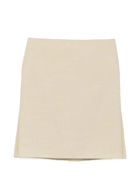 CALVIN KLEIN COLLECTION side-slit mini skirt