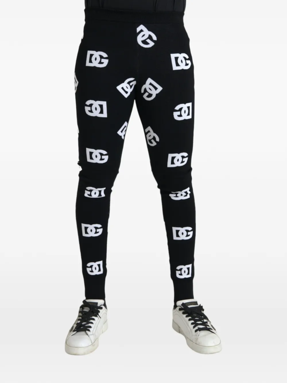 Dolce & Gabbana logo-print leggings - Nero
