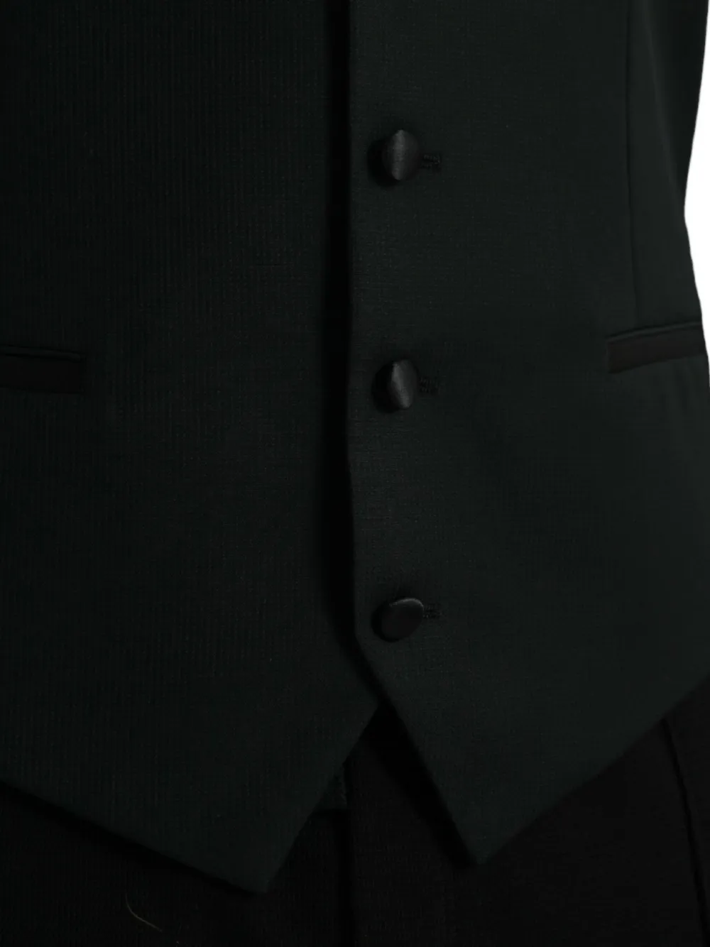 Dolce & Gabbana Gilet met V-hals en knopen Zwart