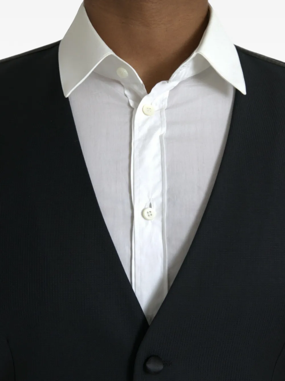 Dolce & Gabbana Gilet met V-hals en knopen Zwart