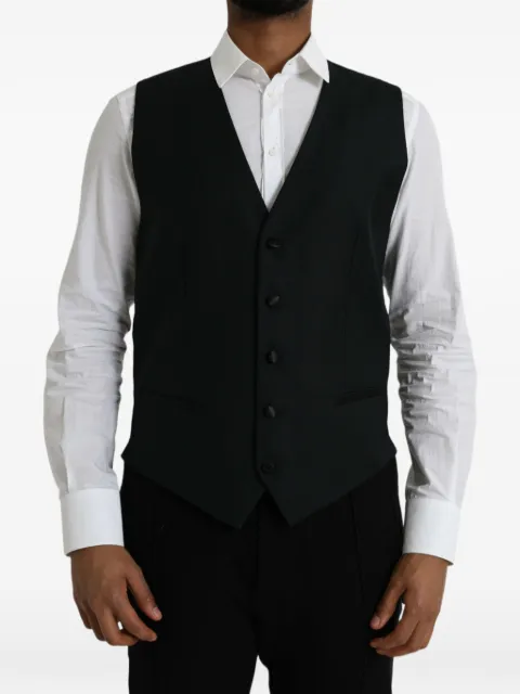 Dolce & Gabbana V-neck button-up waistcoat
