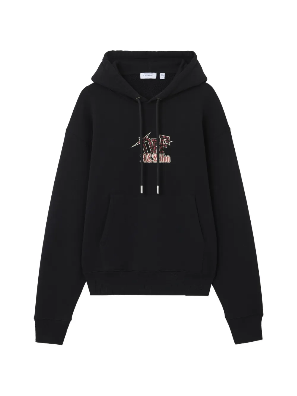 Off-White X AC Milan Arrow-print hoodie - Nero