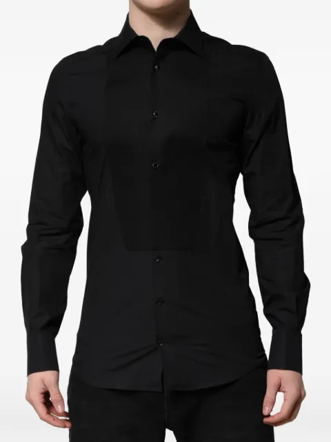 Dolce & Gabbana Gold bib-front shirt