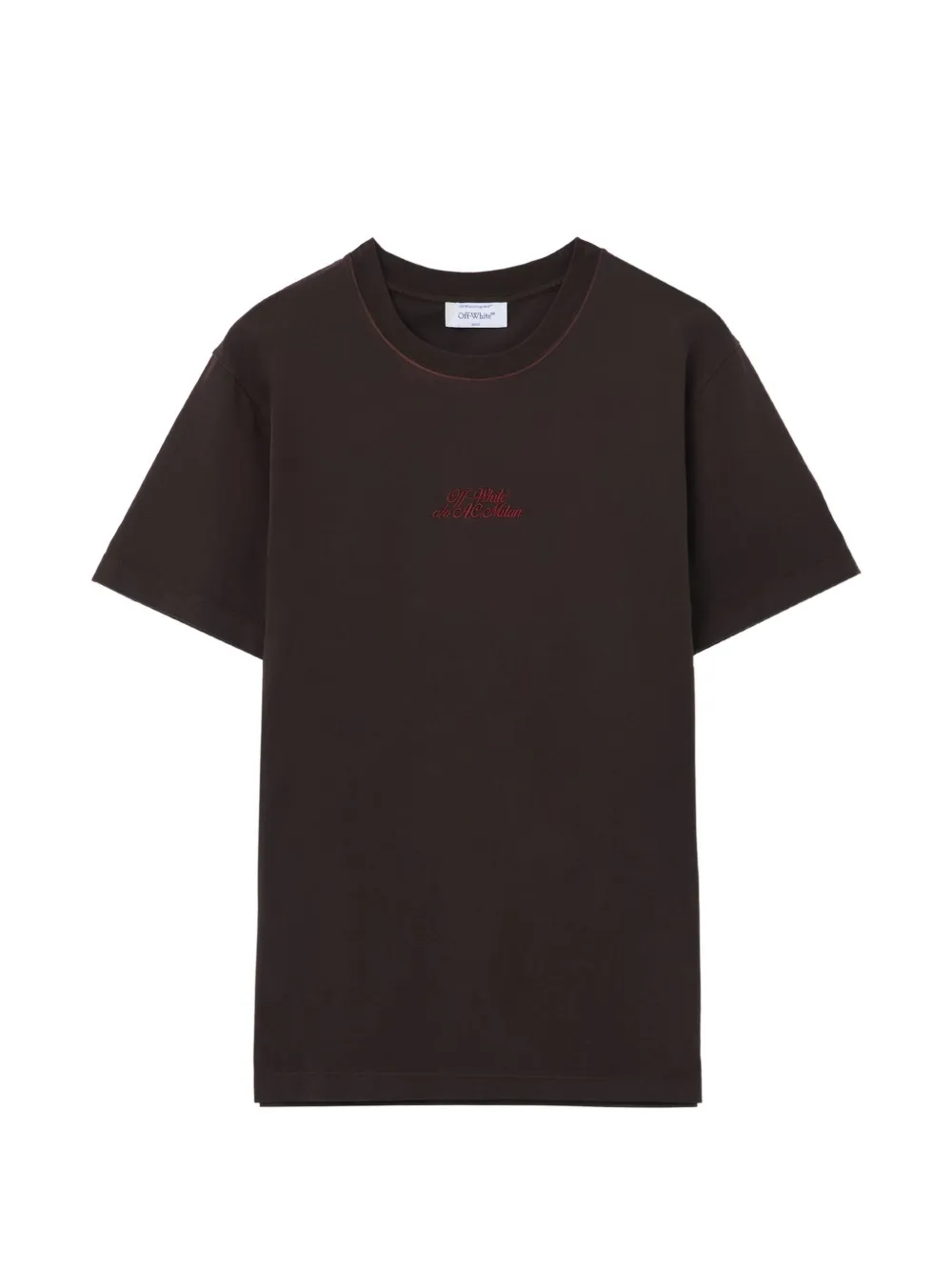 Off-White x AC Milan logo-print T-shirt - Nero