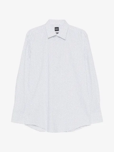 BOSS camisa con estampado geométrico