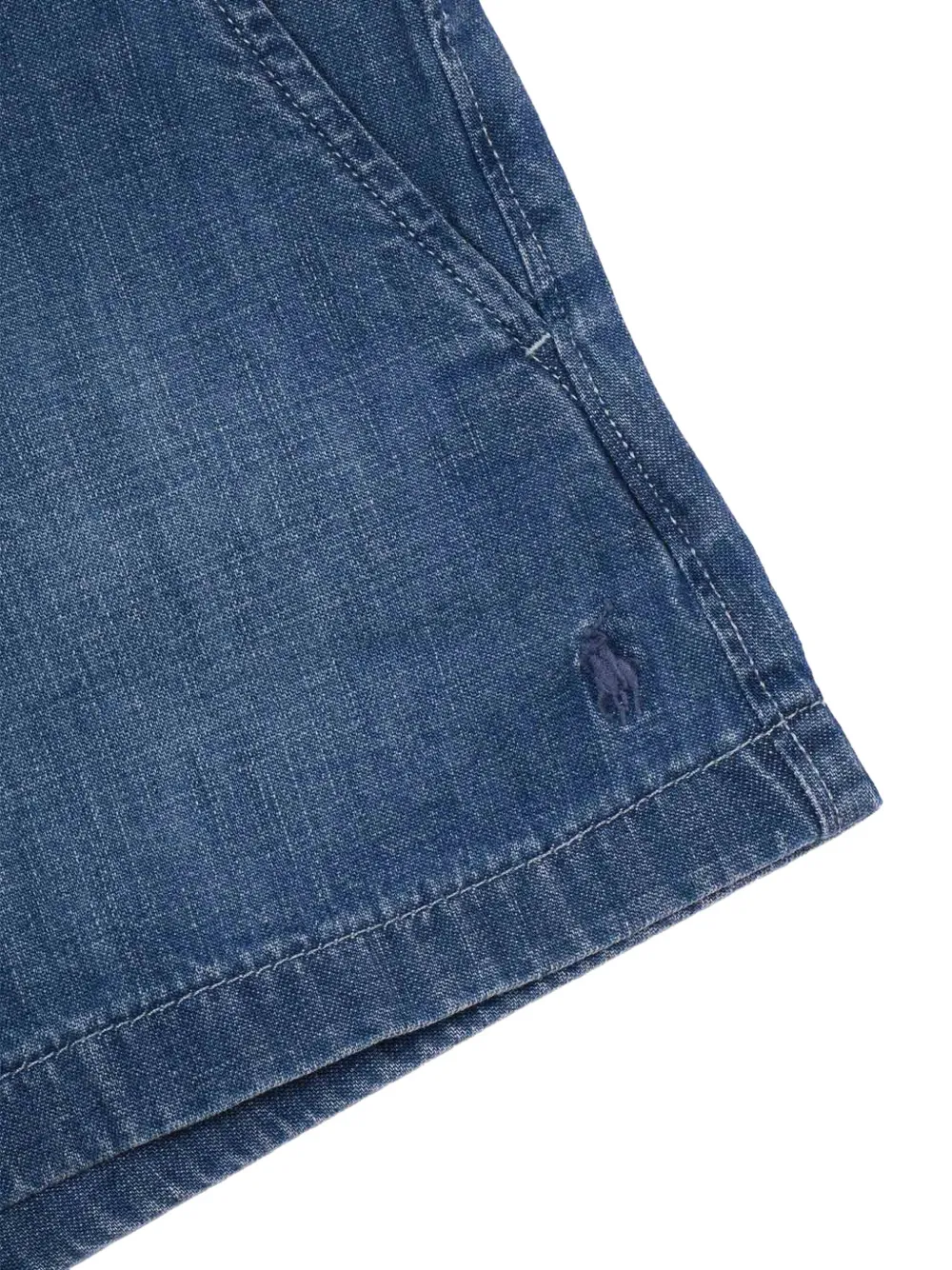 POLO RALPH LAUREN KIDS Shorts met geborduurd logo Blauw
