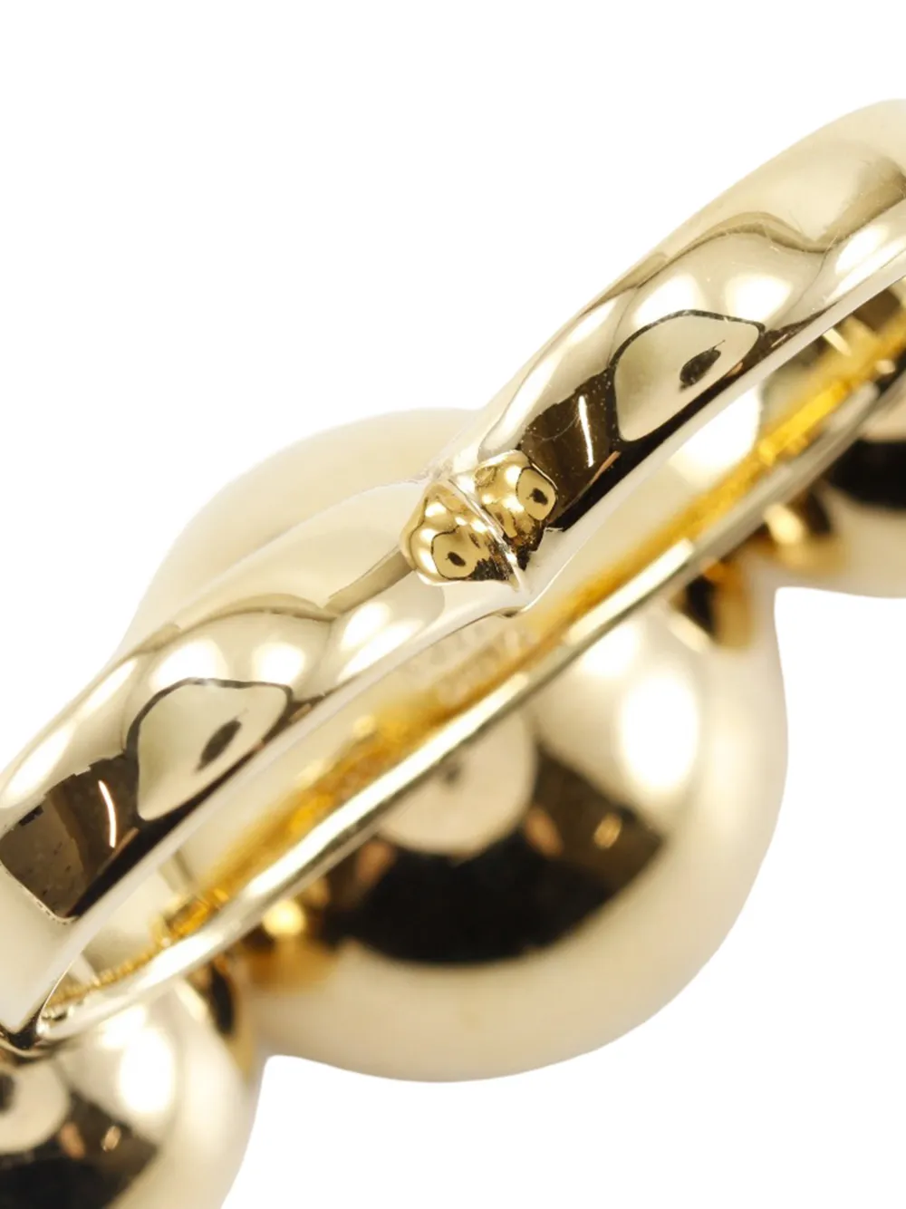  Louis Vuitton Pre-owned Bague Fantaisie Over The Rainbow En Plaqué Or Pour Deux Doigts à Pierres (2013) 