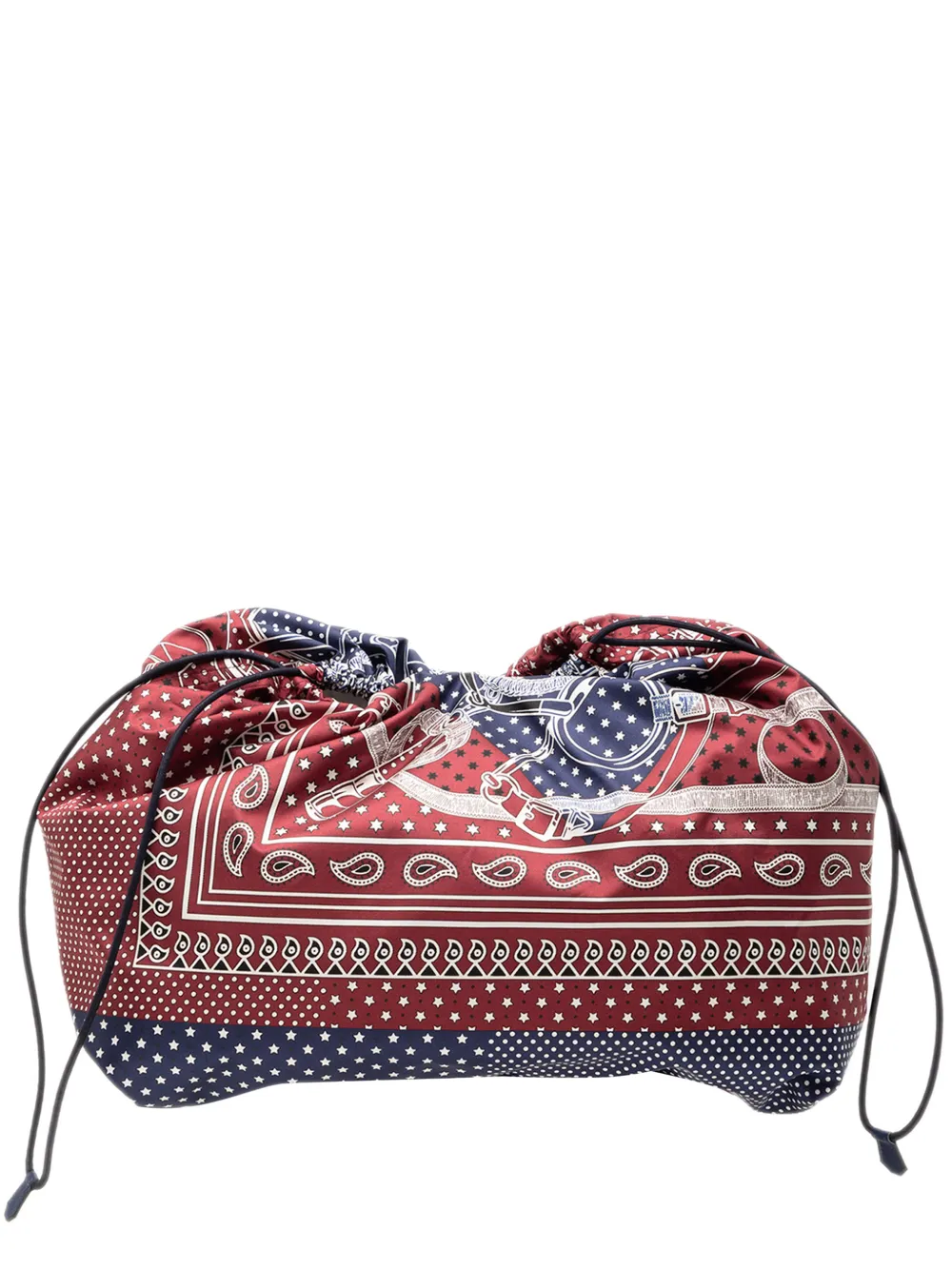 Hermès Pre-Owned 2018 Silk Eperon d Or Bandana Sac Musardine Insert pouch - Rosso