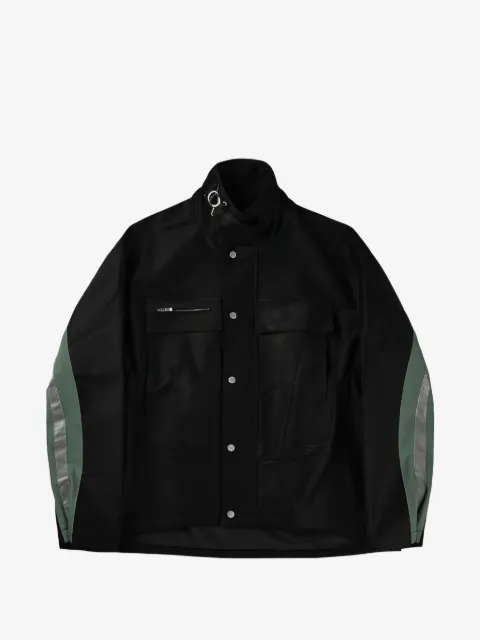 FFFPOSTALSERVICE FF Bunker waxed panelled jacket