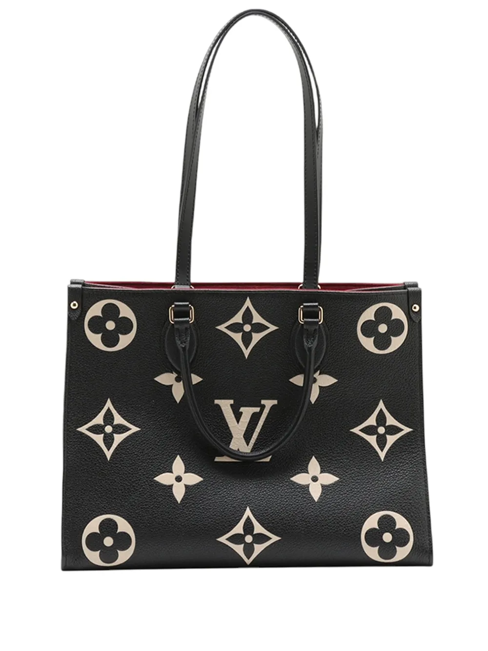 Louis Vuitton Pre-Owned 2021-2026 Bicolor Monogram Empreinte Giant Onthego MM satchel - Nero