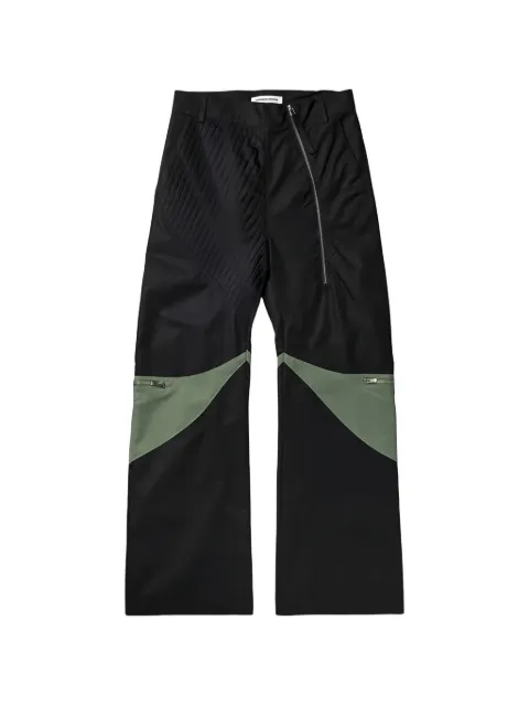 FFFPOSTALSERVICE Sahara contrast-insert trousers