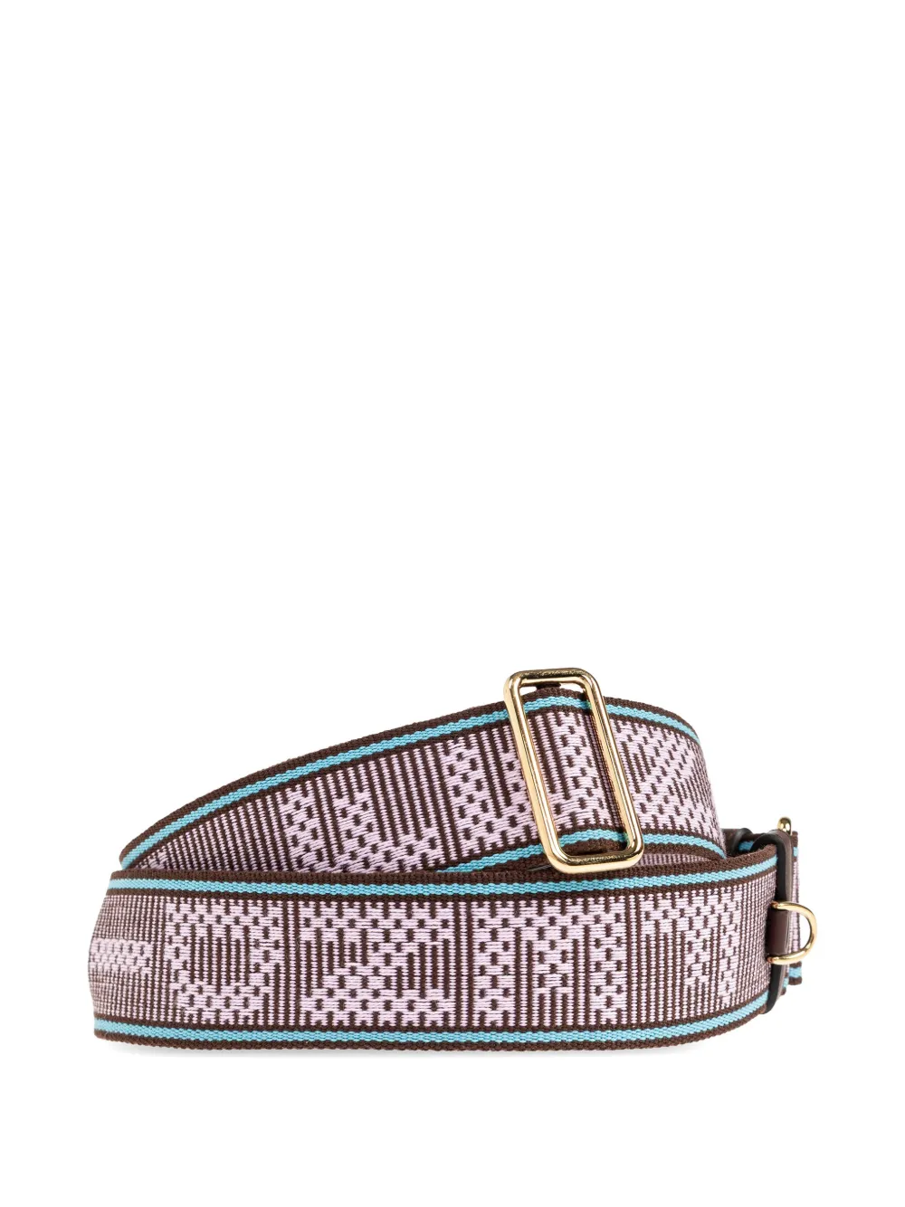 FENDI Strap You schouderband met FF-patroon Paars