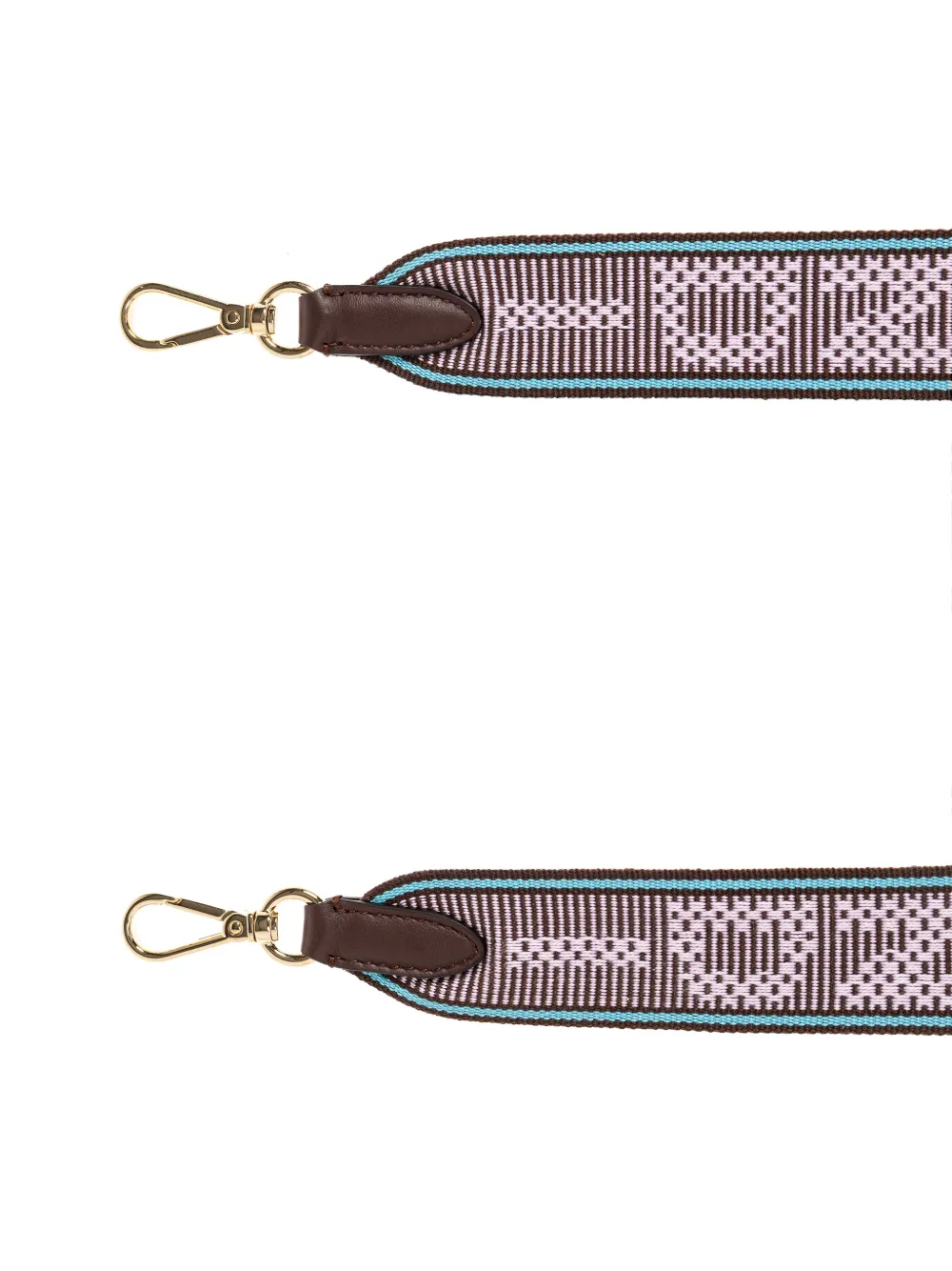 FENDI Strap You schouderband met FF-patroon Paars