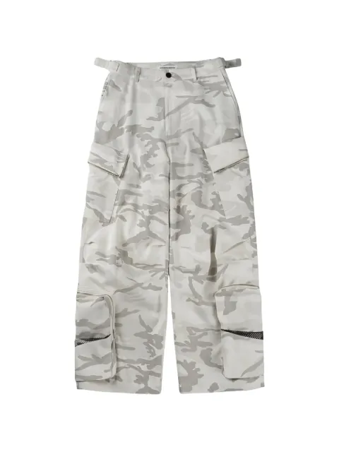 FFFPOSTALSERVICE Engineer camouflage-print cargo pants