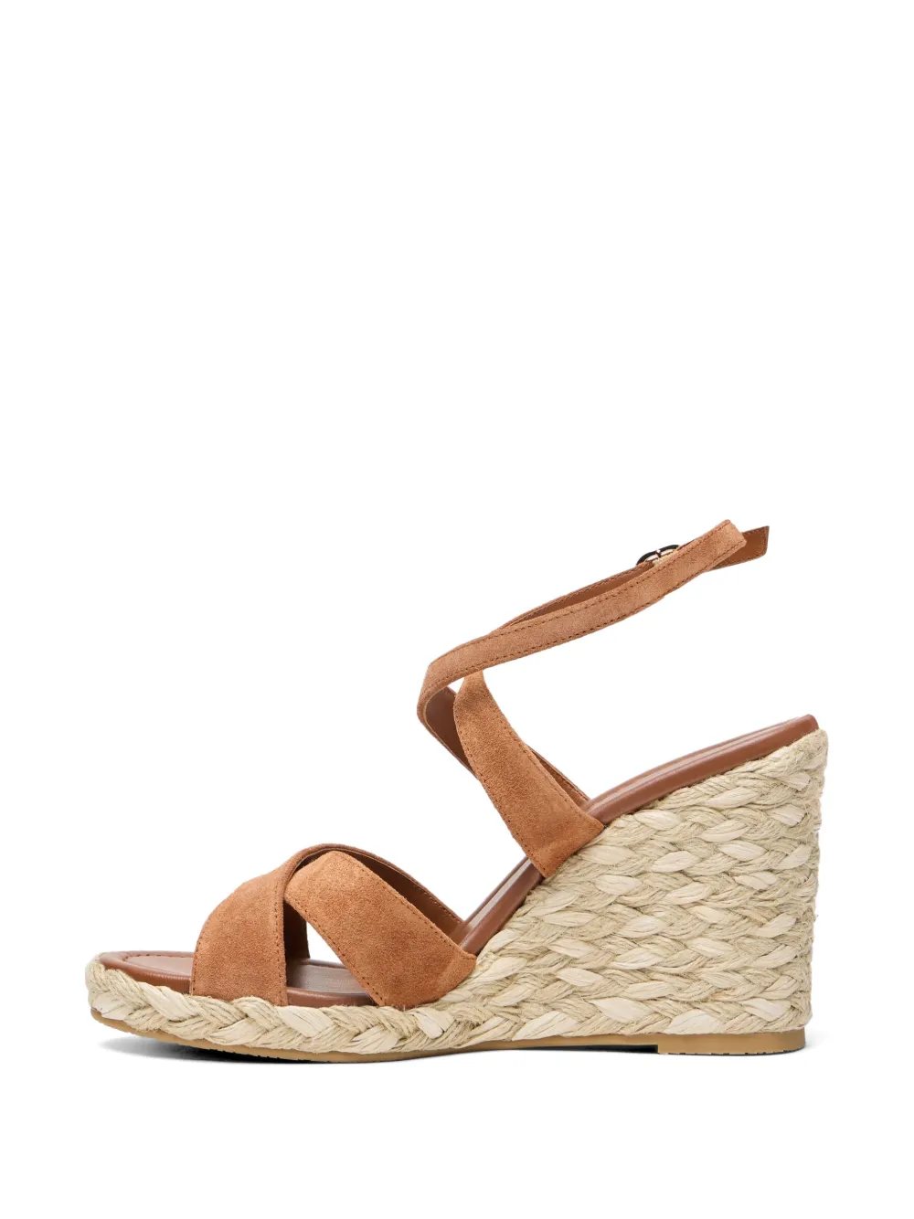 Stuart Weitzman Alyssa crossover-strap sandals Bruin