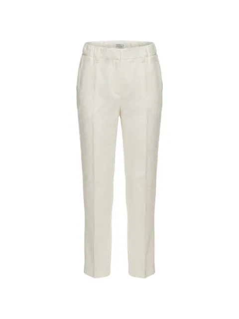 Brunello Cucinelli pantalones con cinturilla elástica
