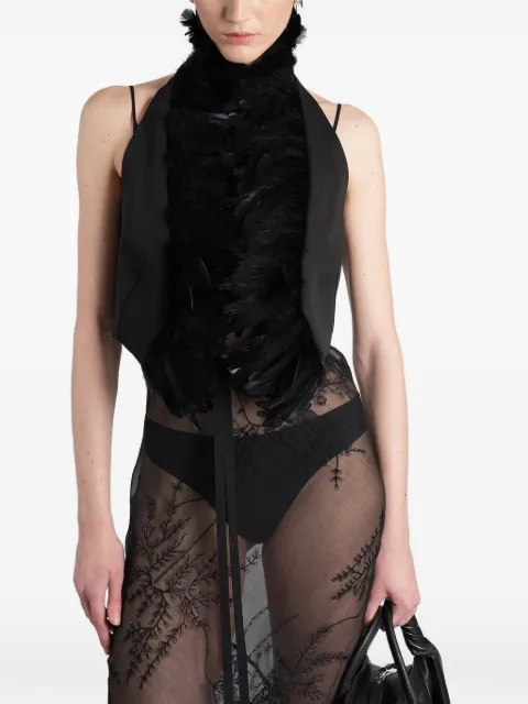 Ann Demeulemeester Idje open waistcoat