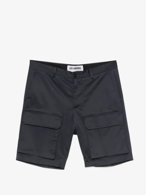 LES HOMMES shorts cargo con bolsillos