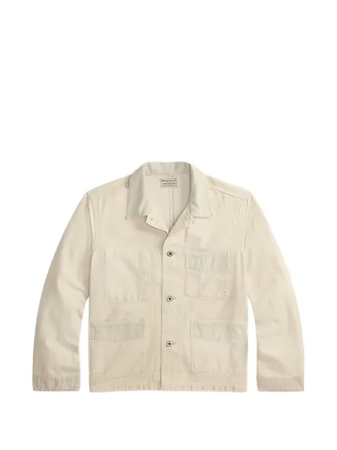 Ralph Lauren RRL corduroy-trim selvedge jacket