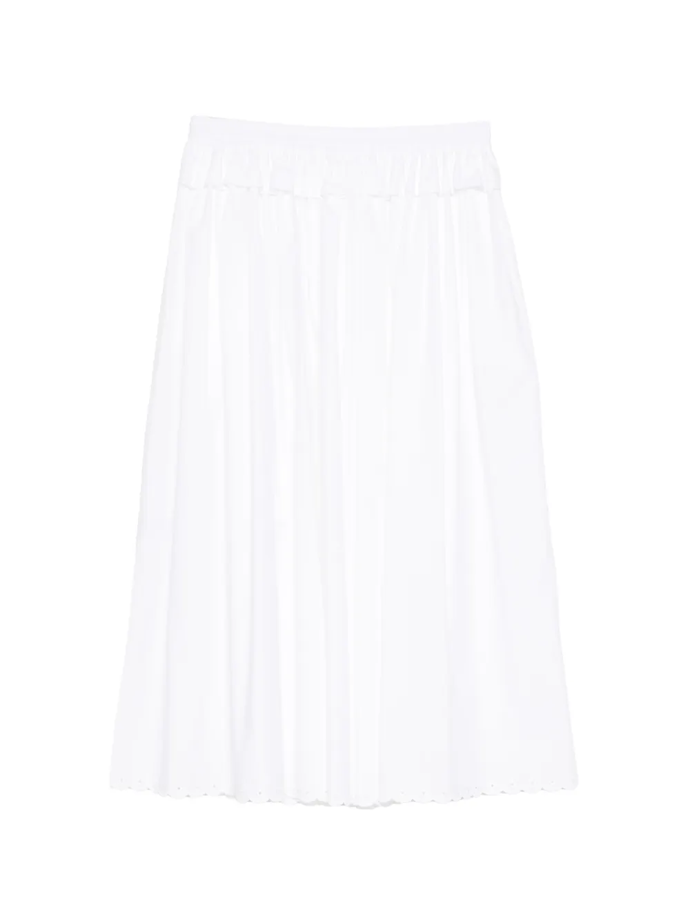 Cecilie Bahnsen Cbdalia midi-rok Wit