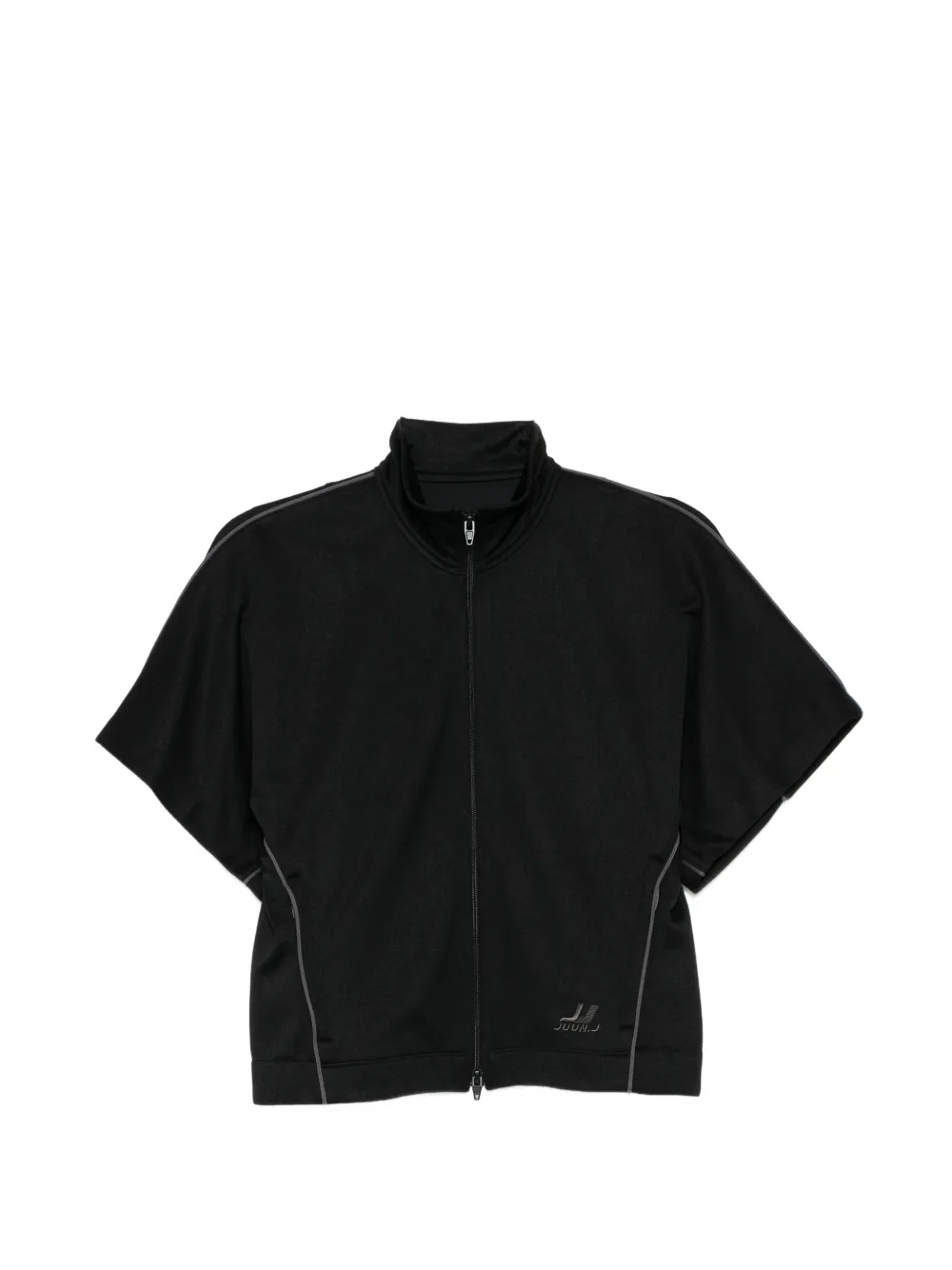 Juun.J logo-embroidered jacket - Nero