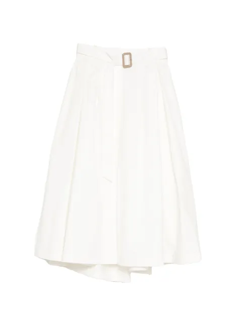Juun.J cotton midi skirt