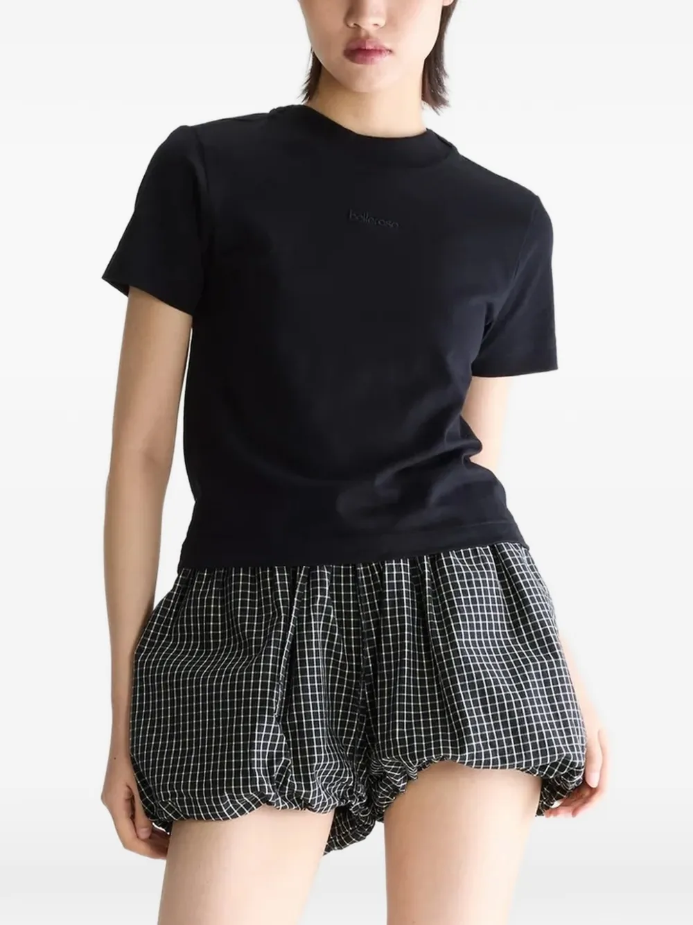 Bellerose Flec logo-embroidered t-shirt - Nero