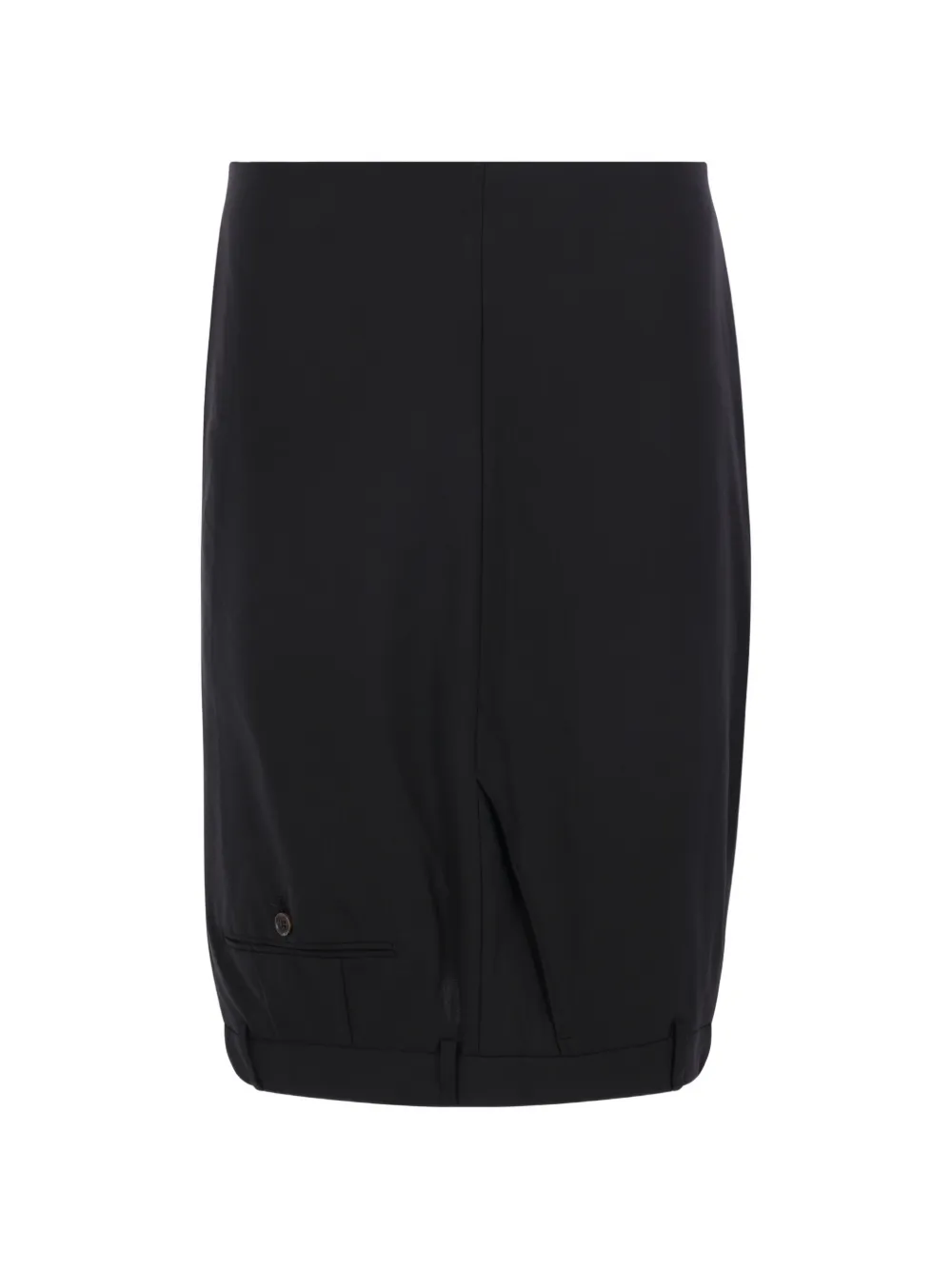 HODAKOVA belt-loop detail skirt - Schwarz
