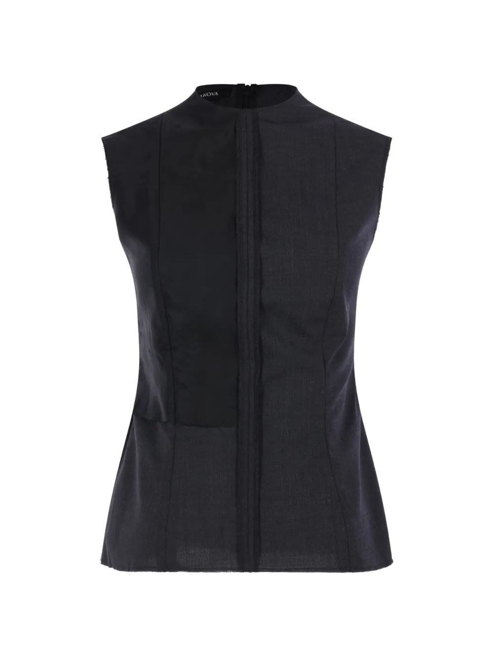 HODAKOVA panelled sleeveless top - Grau